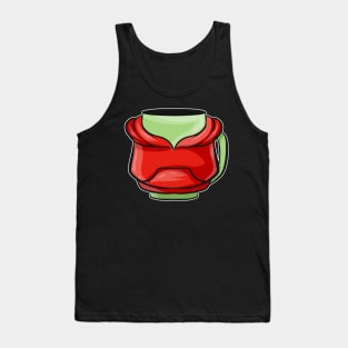 Autumn Beaker With Red Hoodie For Christmas Tank Top